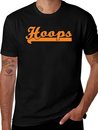 Hoops Graphic Tee - Retro Basketball T-Shirt