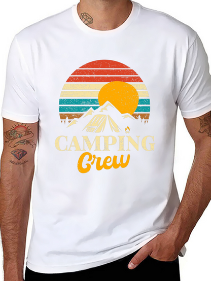 Camping Crew Retro Graphic Tee