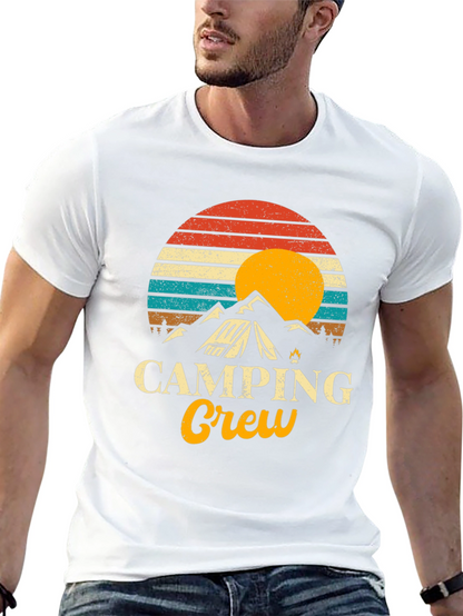 Camping Crew Retro Graphic Tee