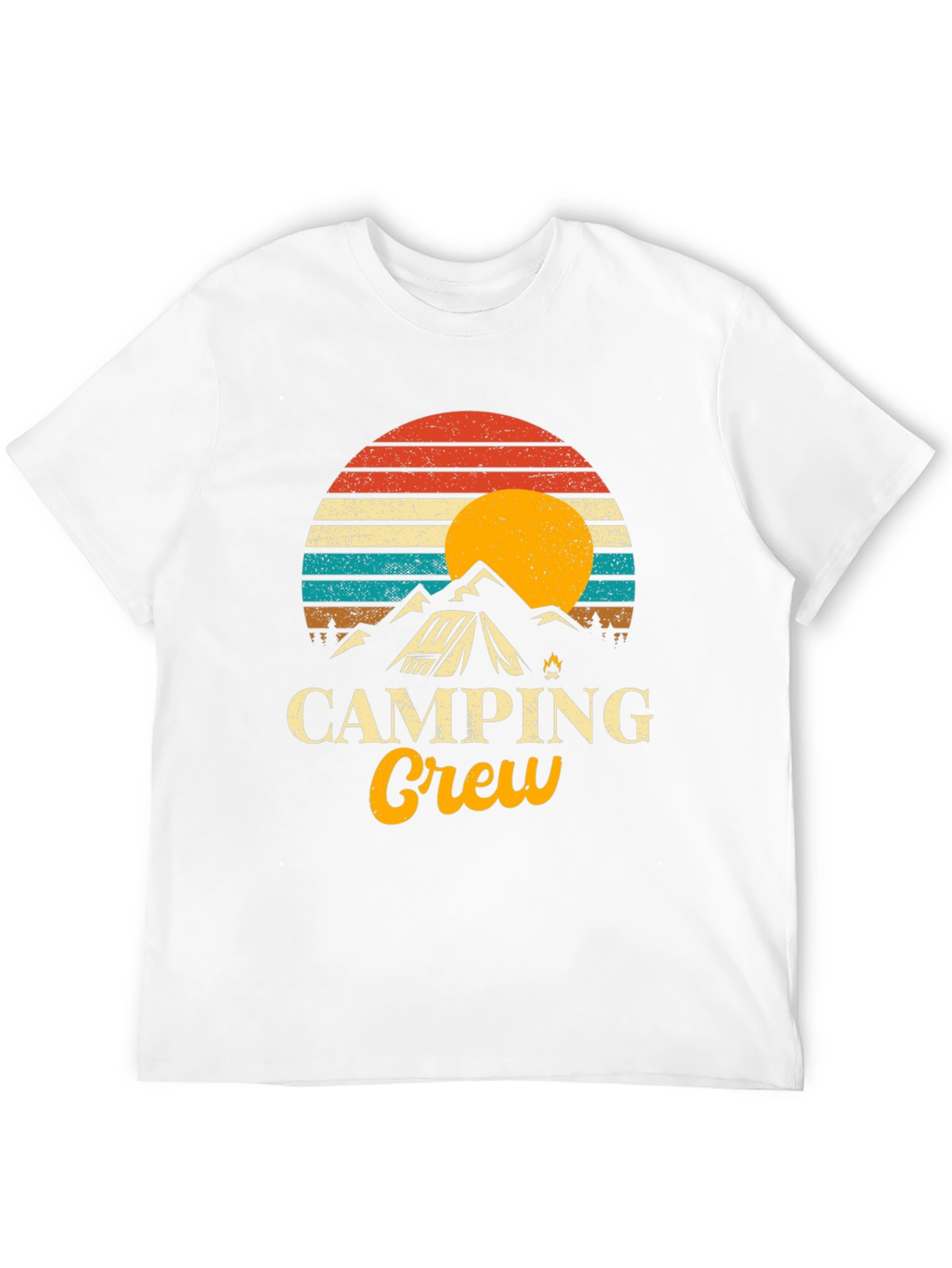 Camping Crew Retro Graphic Tee