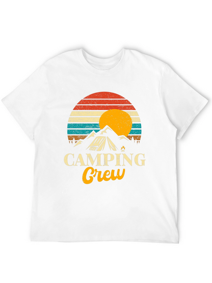 Camping Crew Retro Graphic Tee