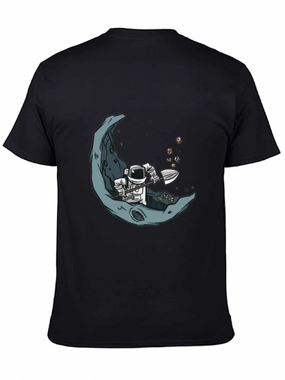 Astronaut Moon Mining Graphic Tee