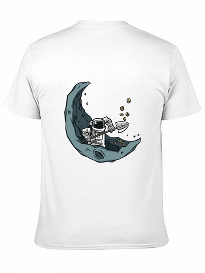 Astronaut Moon Mining Graphic Tee