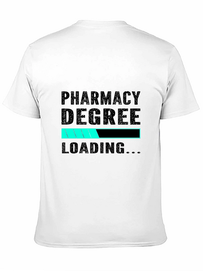 Pharmacy Degree Loading Black T-Shirt