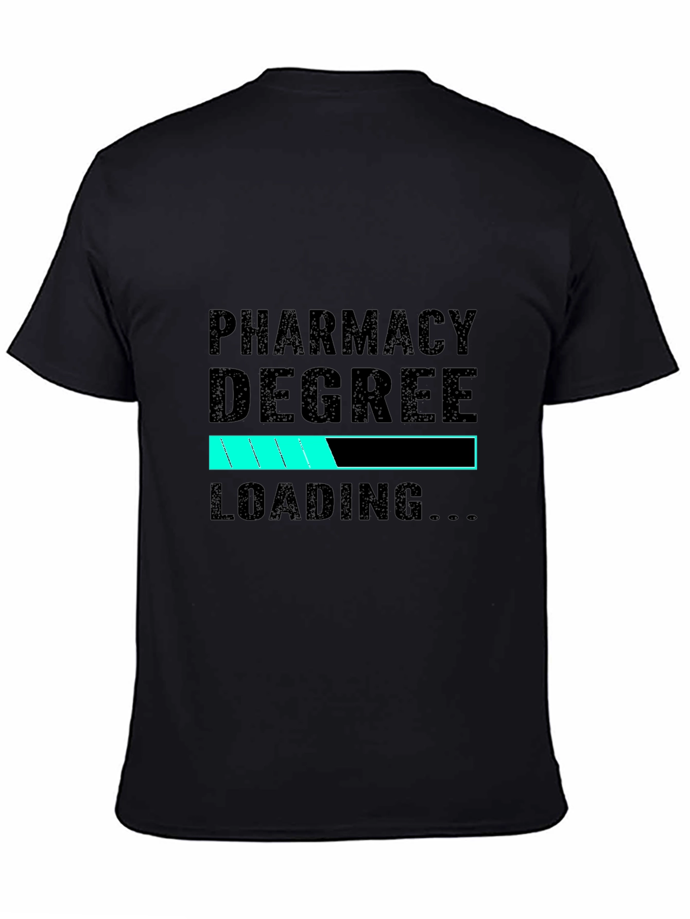 Pharmacy Degree Loading Black T-Shirt