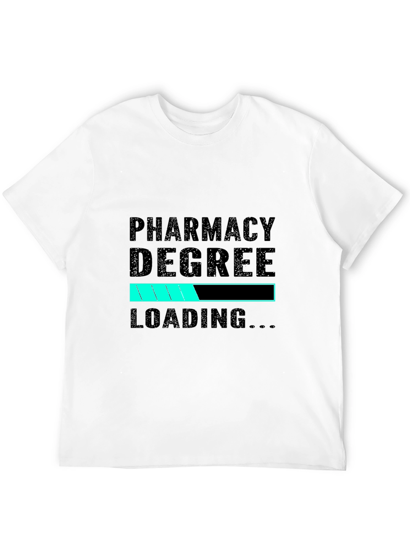 Pharmacy Degree Loading Black T-Shirt