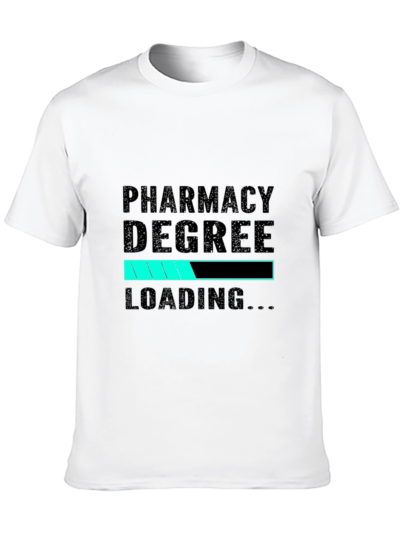 Pharmacy Degree Loading Black T-Shirt