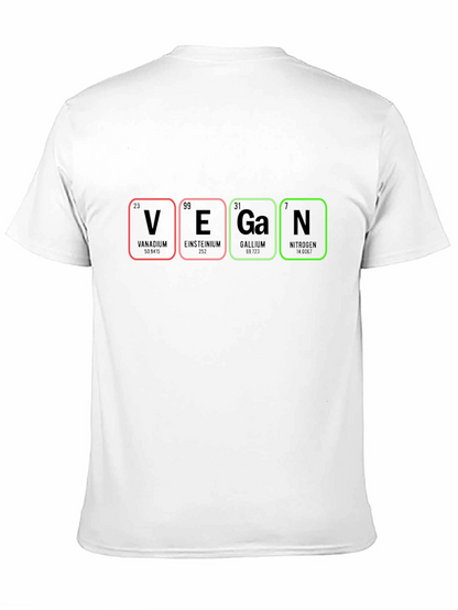 Vegan Periodic Table T-Shirt - Black