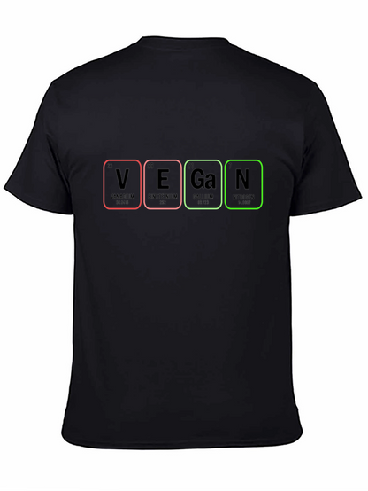 Vegan Periodic Table T-Shirt - Black