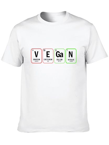 Vegan Periodic Table T-Shirt - Black