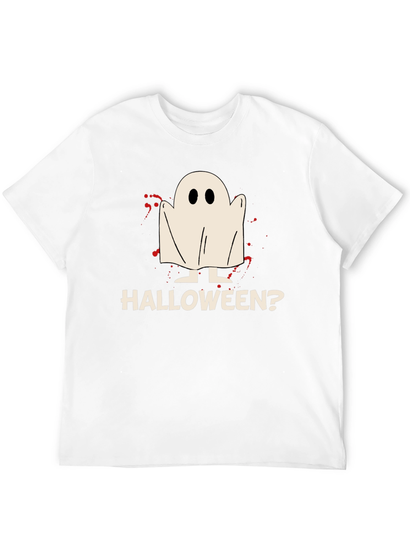 Halloween Ghost Graphic T-Shirt