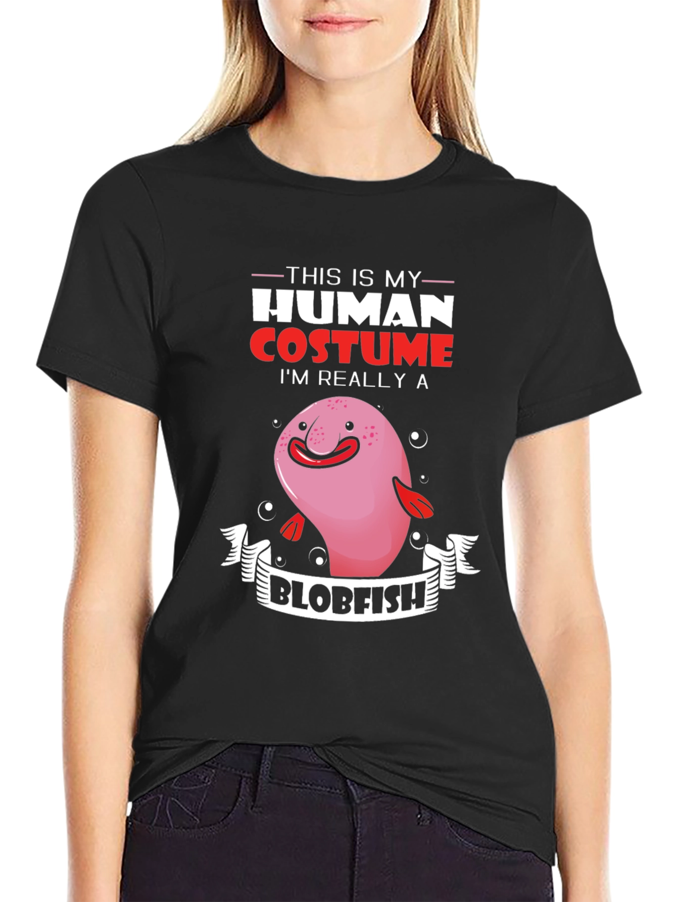 Blobfish Human Costume T-Shirt