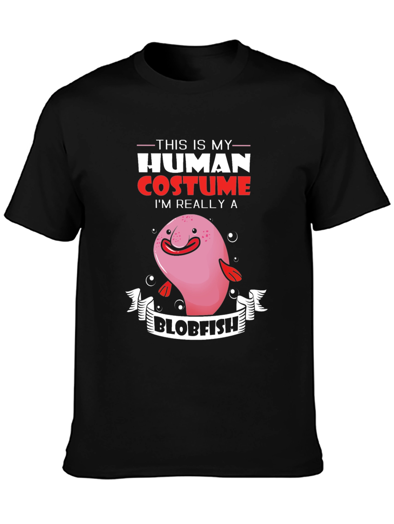 Blobfish Human Costume T-Shirt