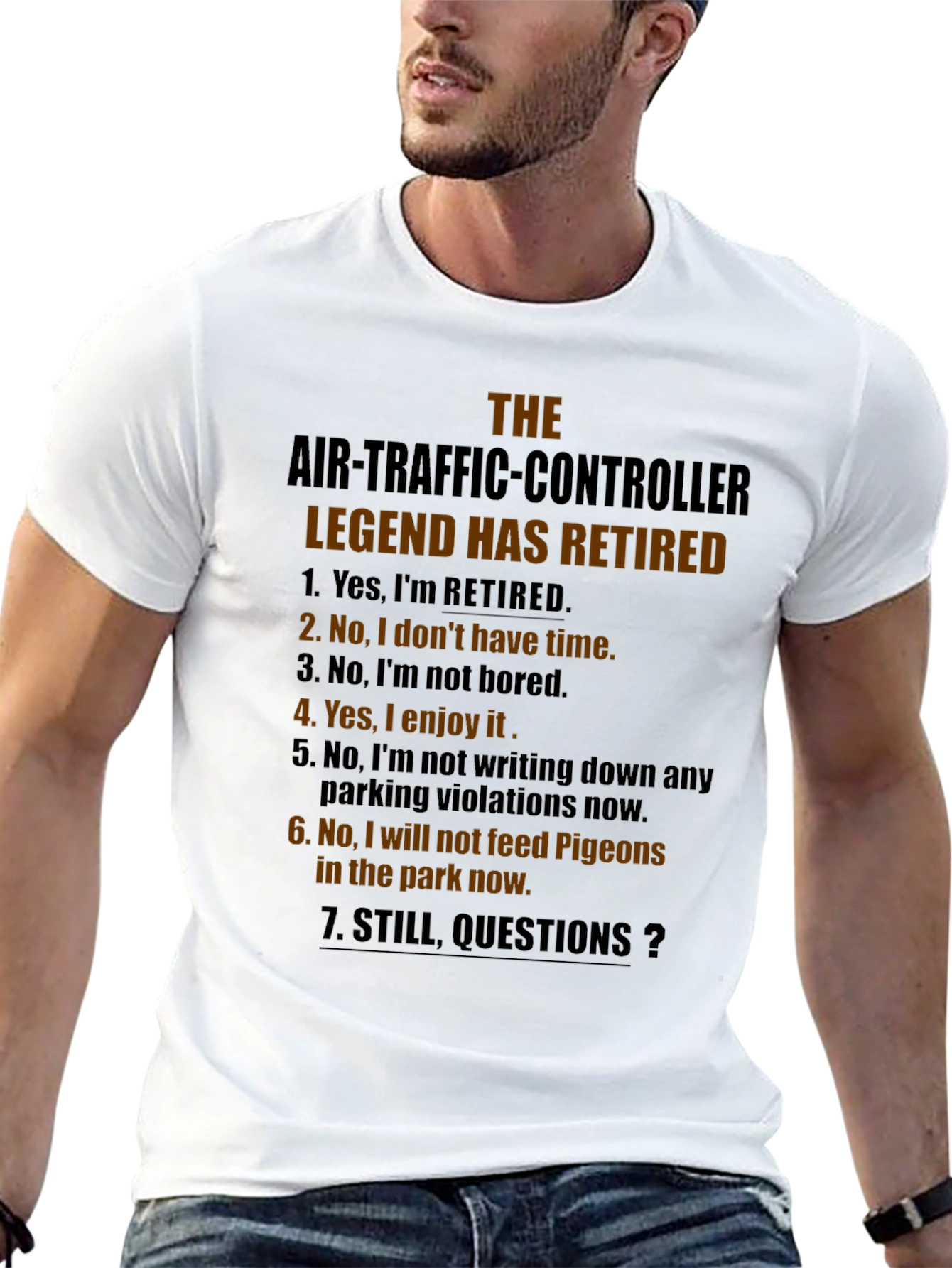 Retired Air Traffic Controller Legend T-Shirt