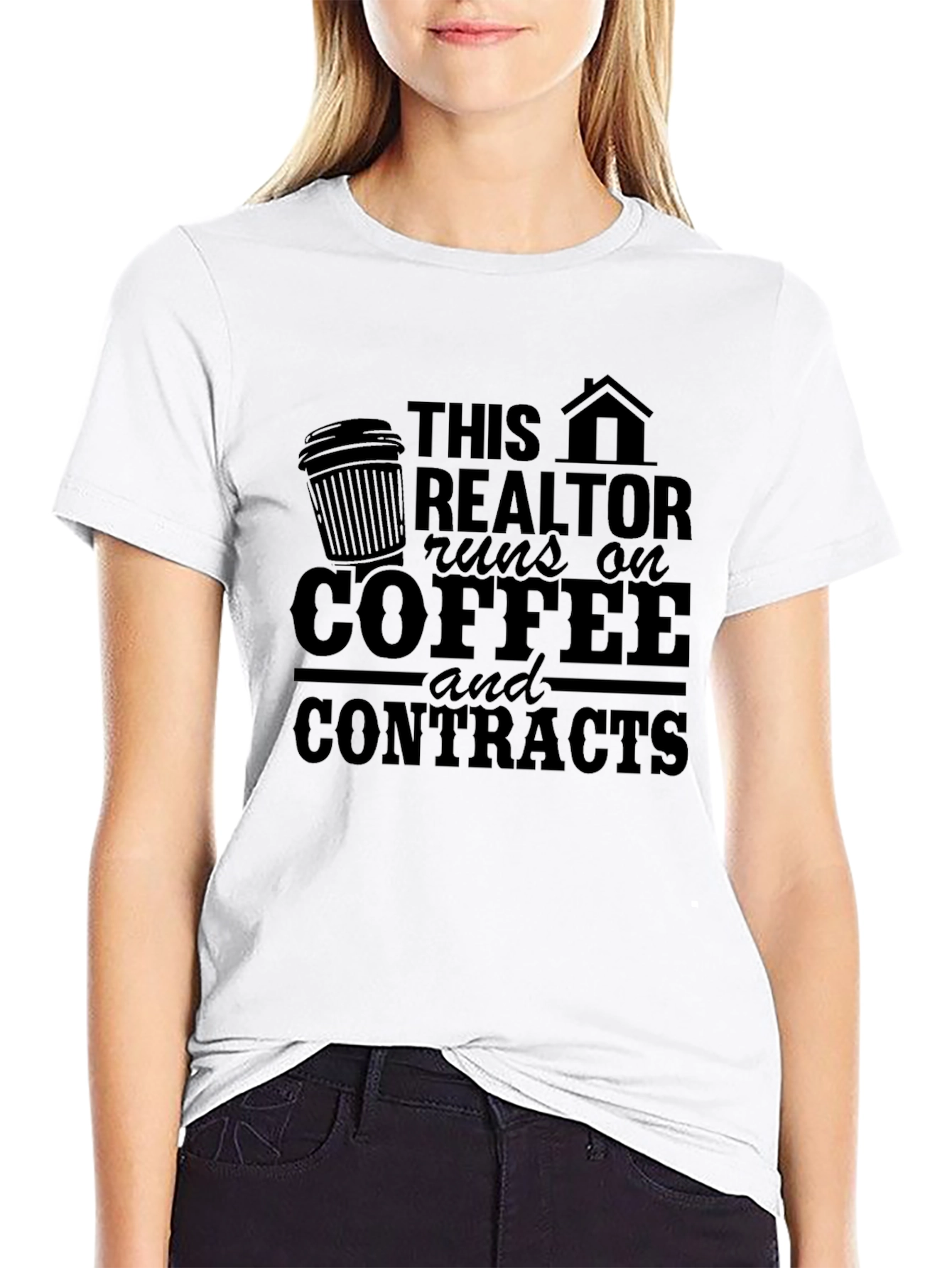 Realtor Coffee & Contracts T-Shirt