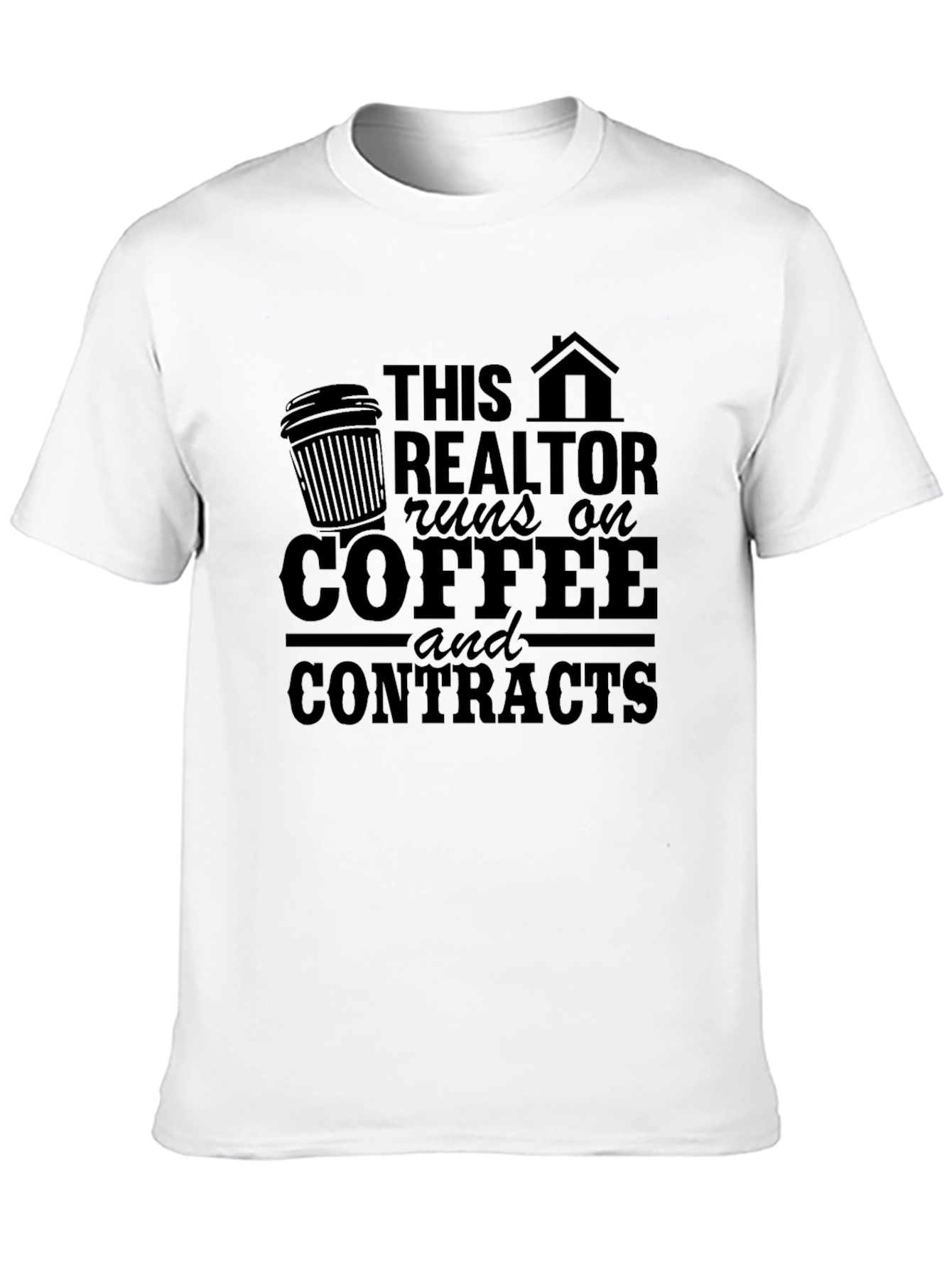 Realtor Coffee & Contracts T-Shirt