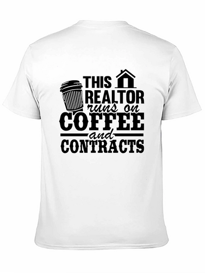 Realtor Coffee & Contracts T-Shirt