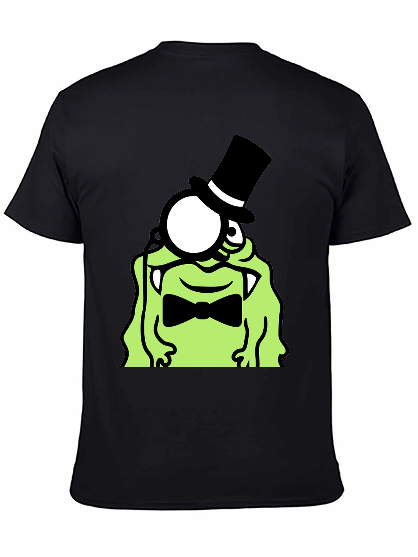 Monster Monocle Top Hat T-Shirt