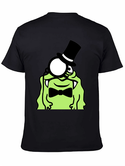 Monster Monocle Top Hat T-Shirt