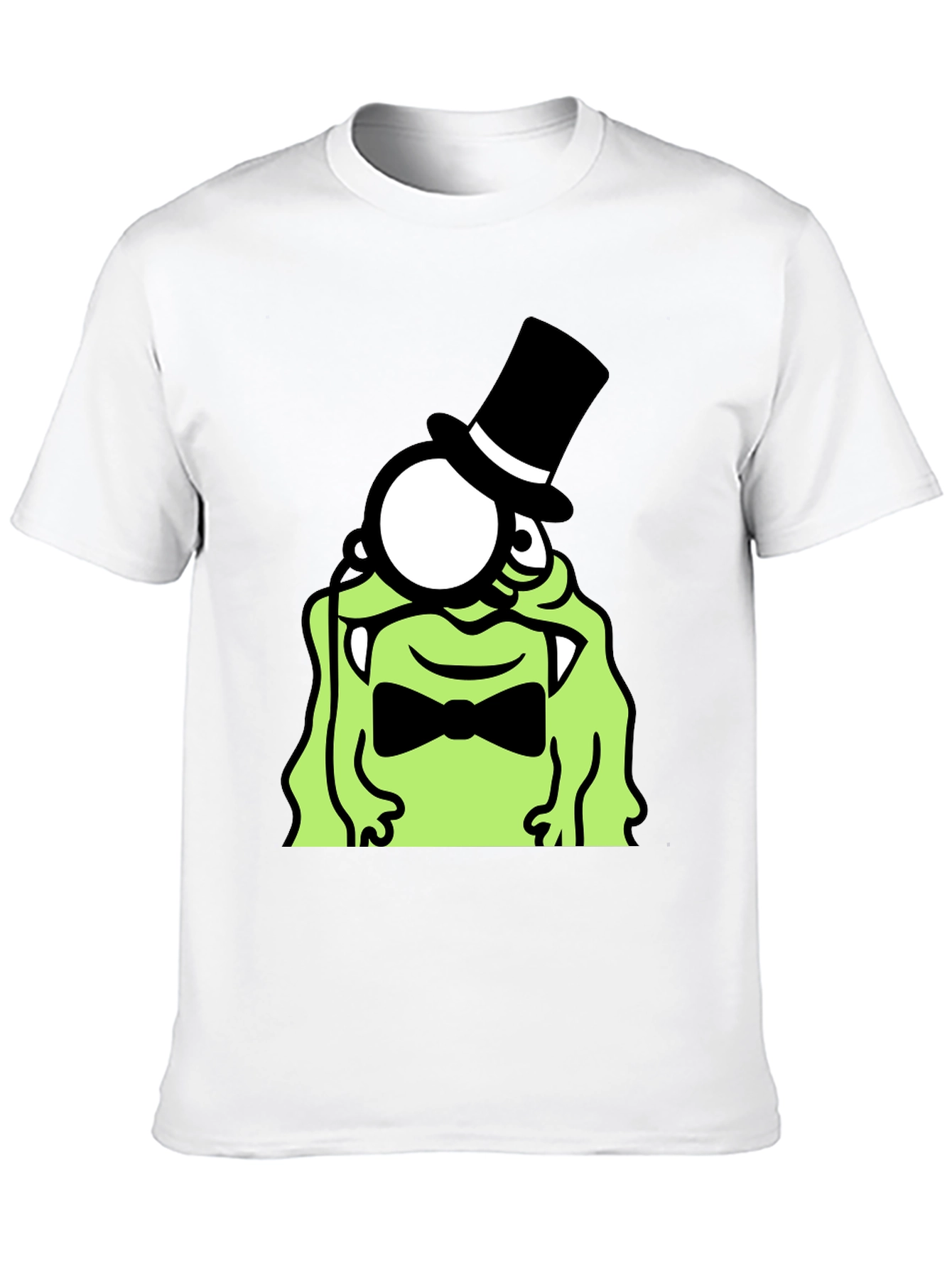 Monster Monocle Top Hat T-Shirt