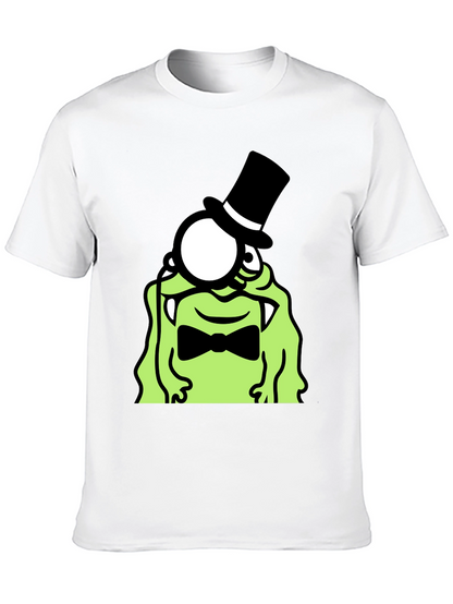 Monster Monocle Top Hat T-Shirt