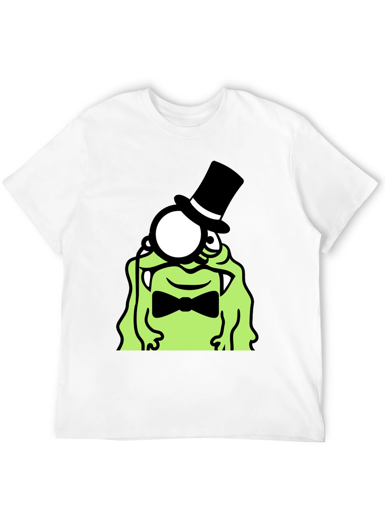 Monster Monocle Top Hat T-Shirt