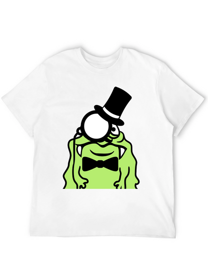 Monster Monocle Top Hat T-Shirt