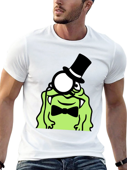 Monster Monocle Top Hat T-Shirt