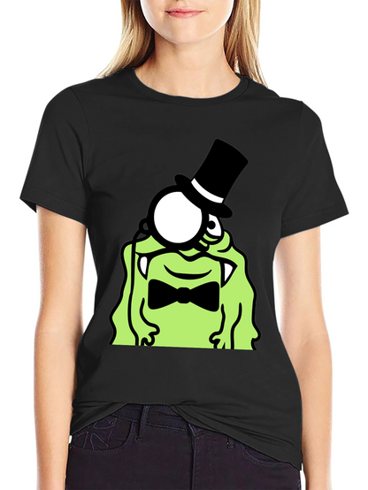 Monster Monocle Top Hat T-Shirt