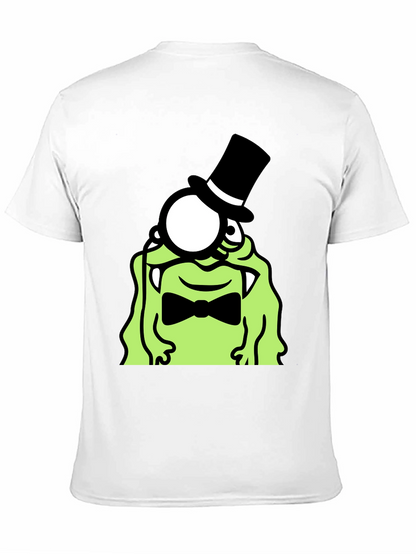 Monster Monocle Top Hat T-Shirt