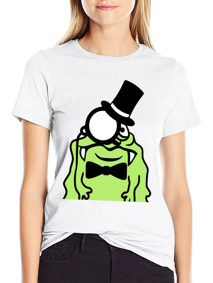 Monster Monocle Top Hat T-Shirt