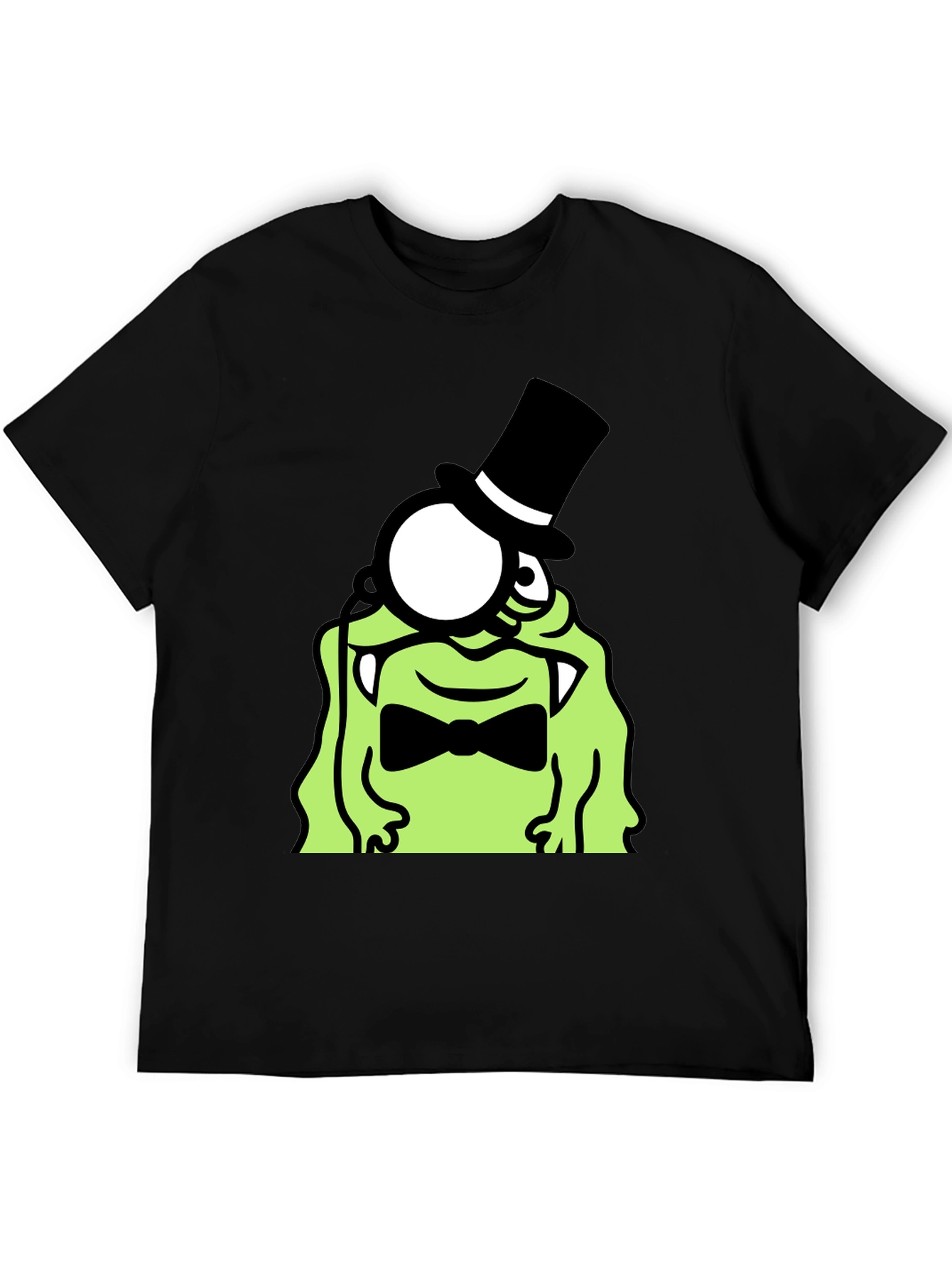 Monster Monocle Top Hat T-Shirt