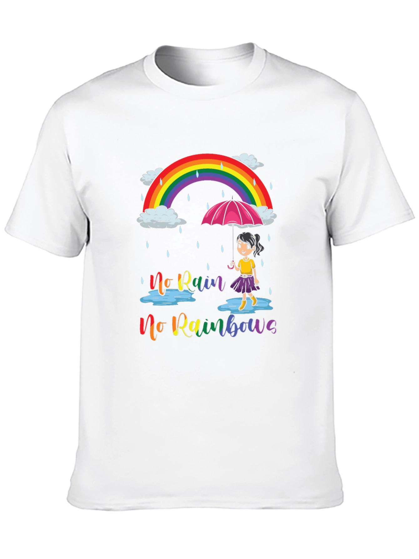 No Rain No Rainbows Graphic Tee