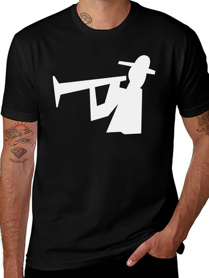 Trumpet Player Graphic Tee - Cool Musician T-Shirt