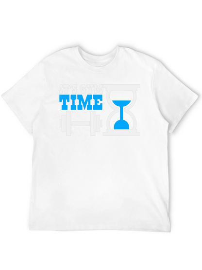 Its Gym Time Black T-Shirt