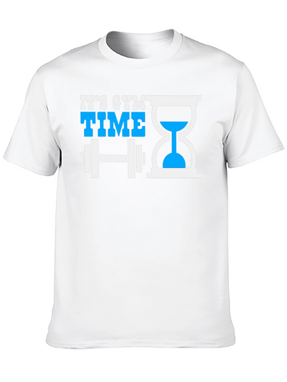 Its Gym Time Black T-Shirt