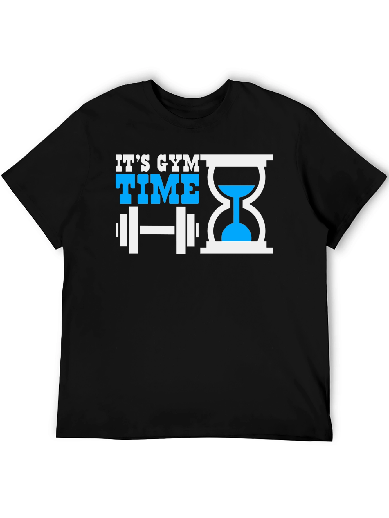 Its Gym Time Black T-Shirt
