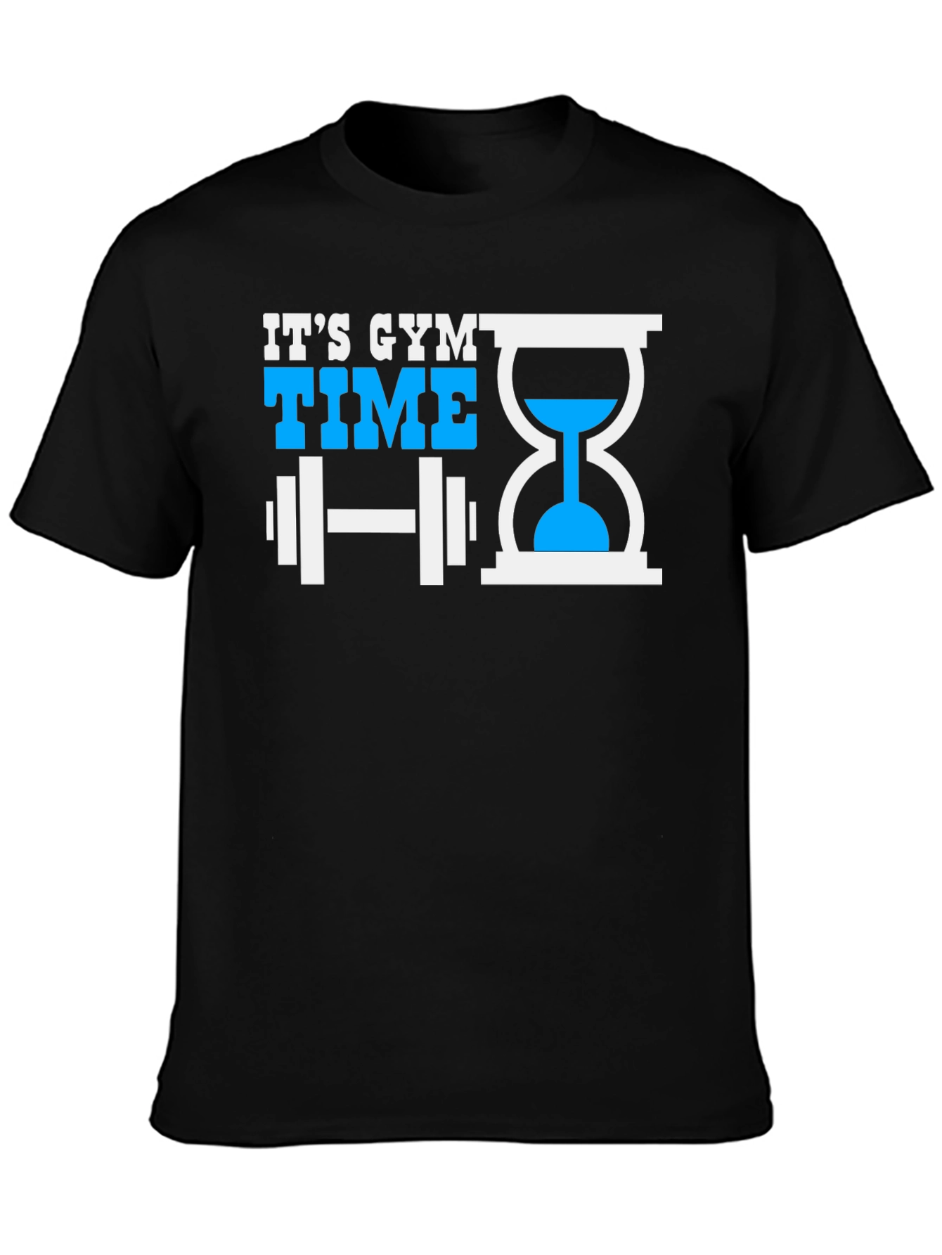 Its Gym Time Black T-Shirt