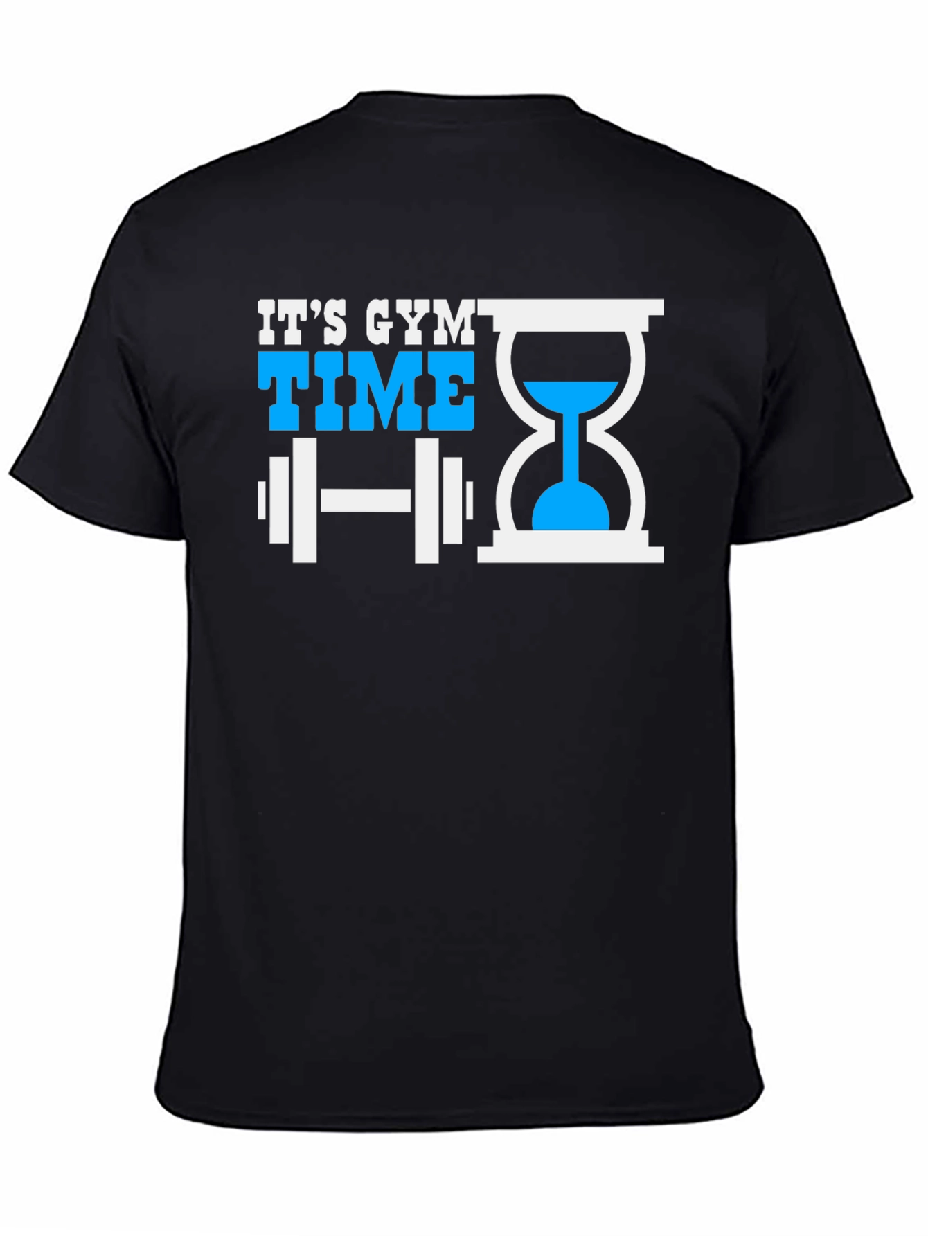 Its Gym Time Black T-Shirt