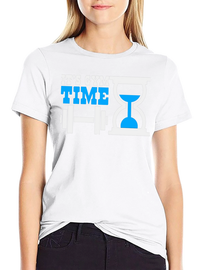 Its Gym Time Black T-Shirt