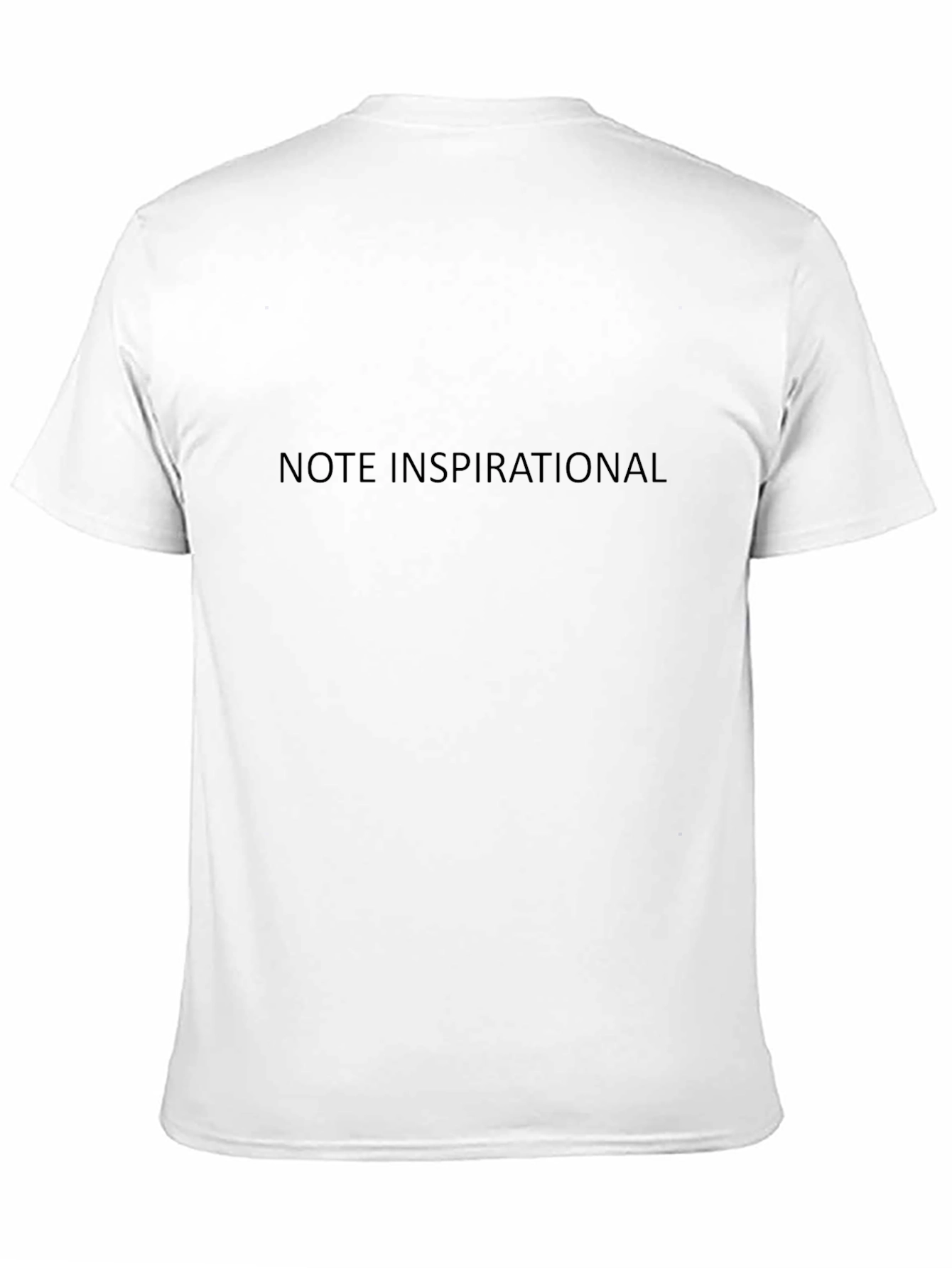 Note Inspirational Black T-Shirt