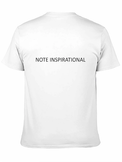 Note Inspirational Black T-Shirt