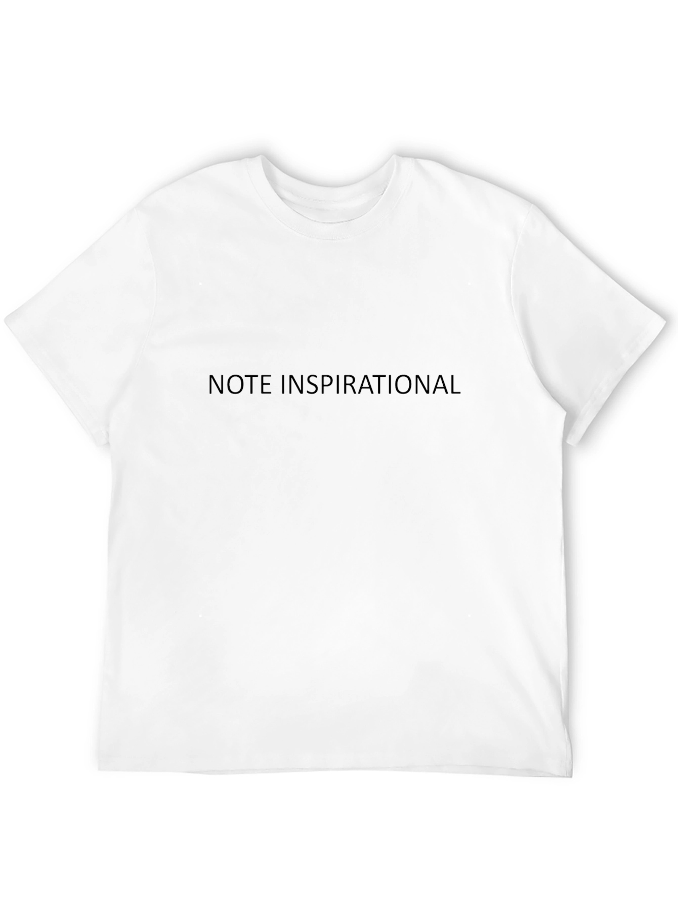 Note Inspirational Black T-Shirt