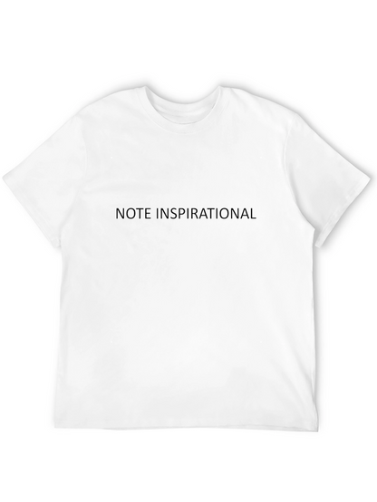 Note Inspirational Black T-Shirt