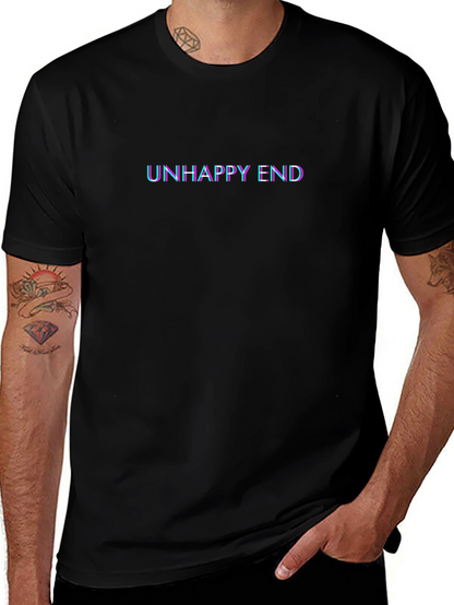 Unhappy End Graphic T-Shirt - Stylish Comfort