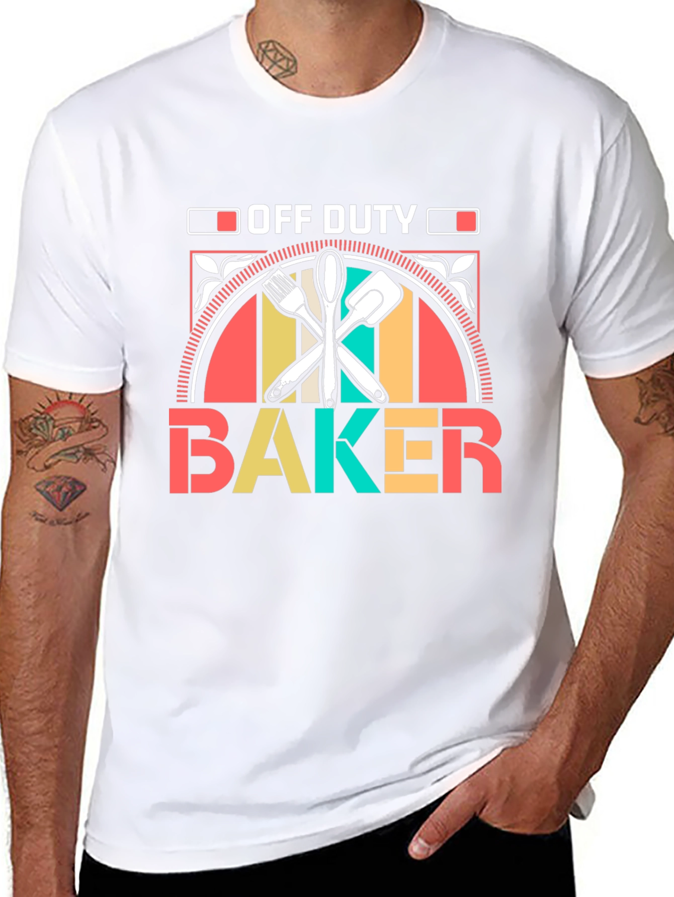 Off Duty Baker T-Shirt Baking Gift Tee