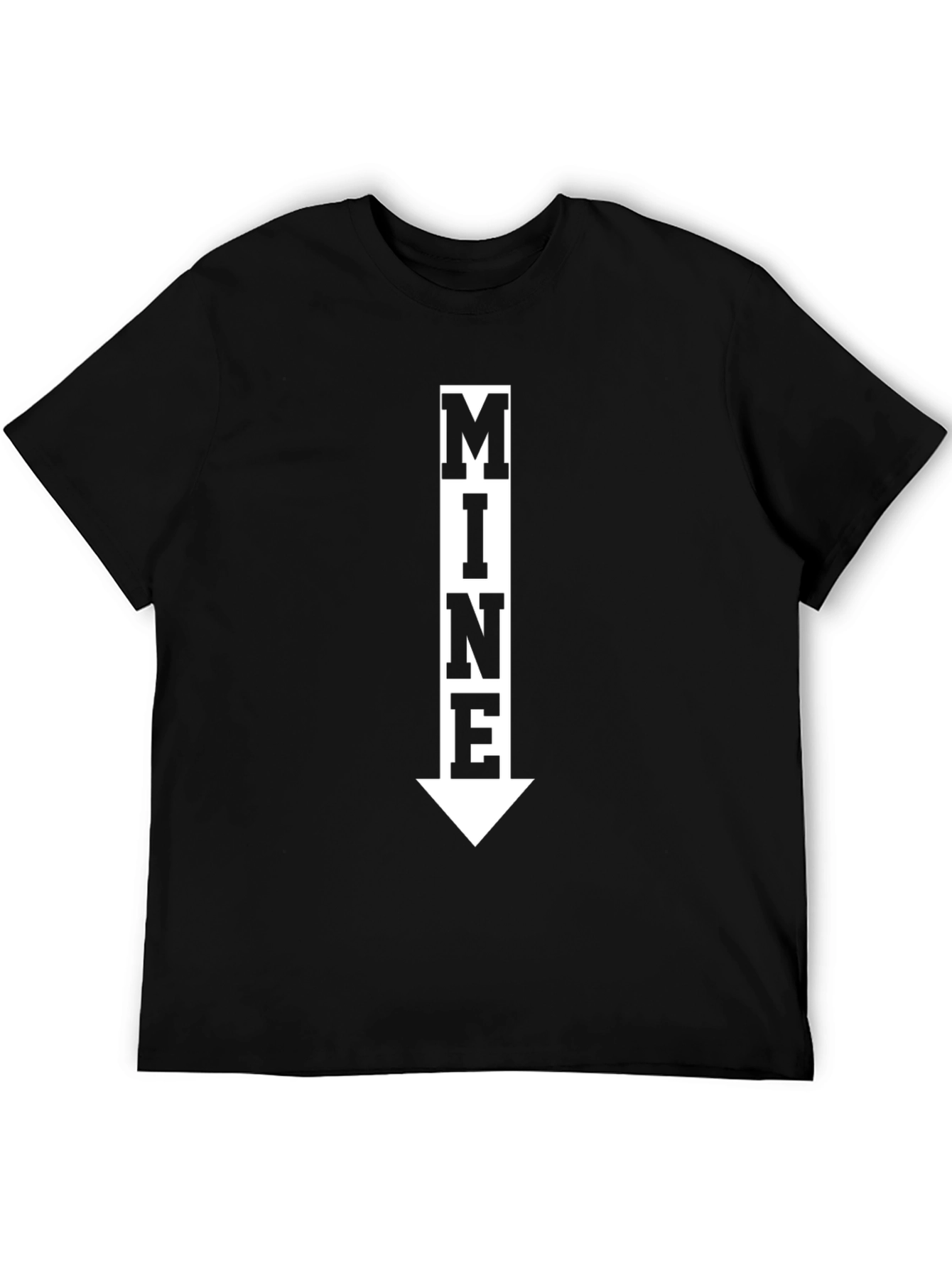 Novelty Mine Arrow T-Shirt - Black
