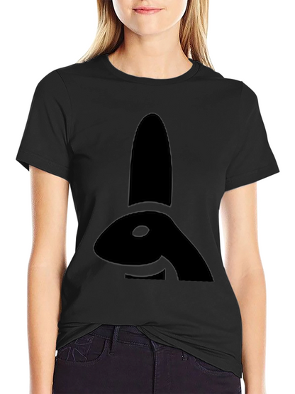 Black Bunny Silhouette Graphic Tee