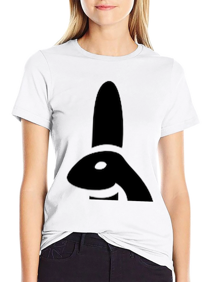 Black Bunny Silhouette Graphic Tee