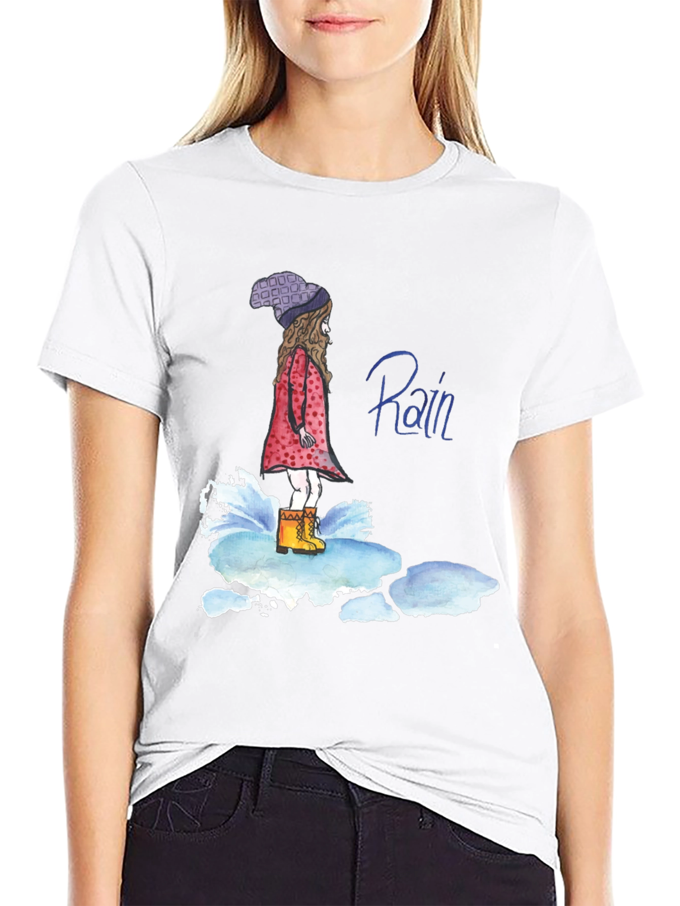 Rain Girl T-Shirt - Stylish & Unique Design